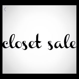 Closet sale